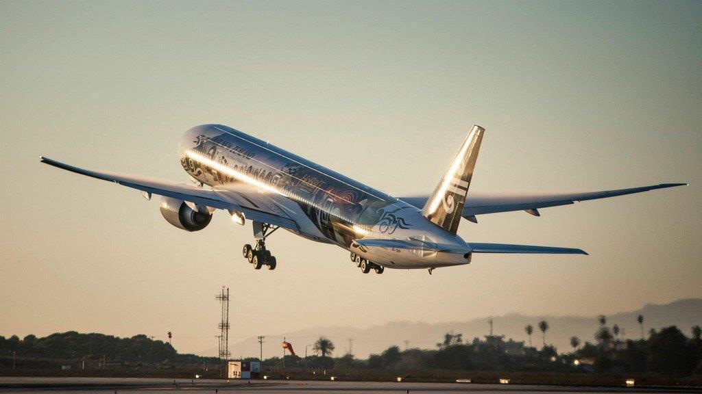 Das Flugzeug zum Hobbit-Film
