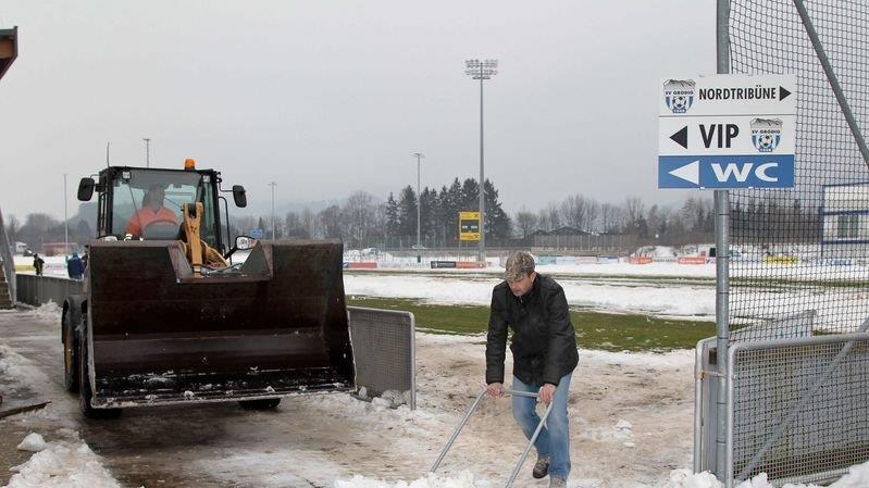 Grödig schaufelt sich frei
