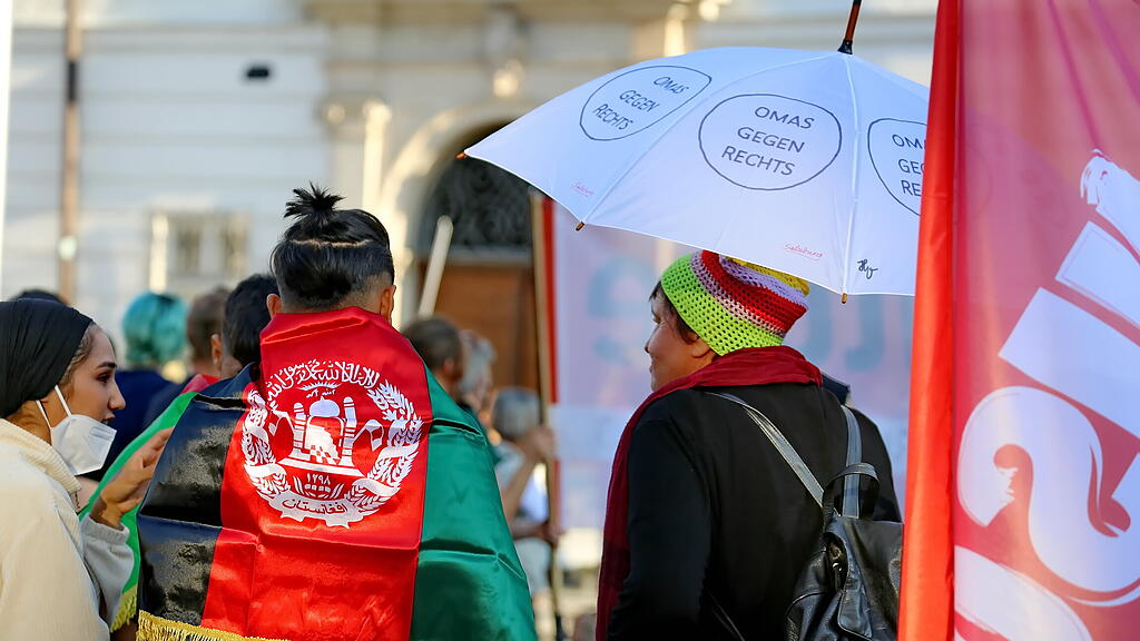 Demo in Salzburg für Afghanistan