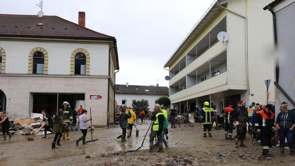 Hochwasser in Simbach am Inn