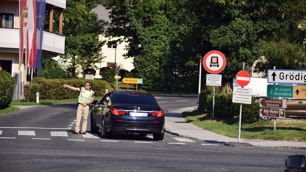 Durchfahrt in Grödig gesperrt