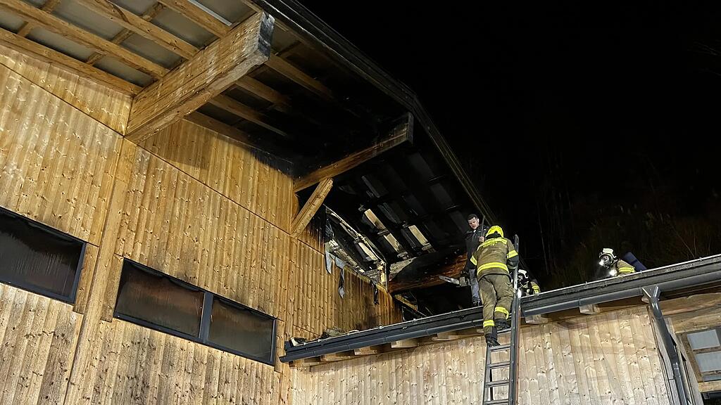 Brand in Viehhofen
