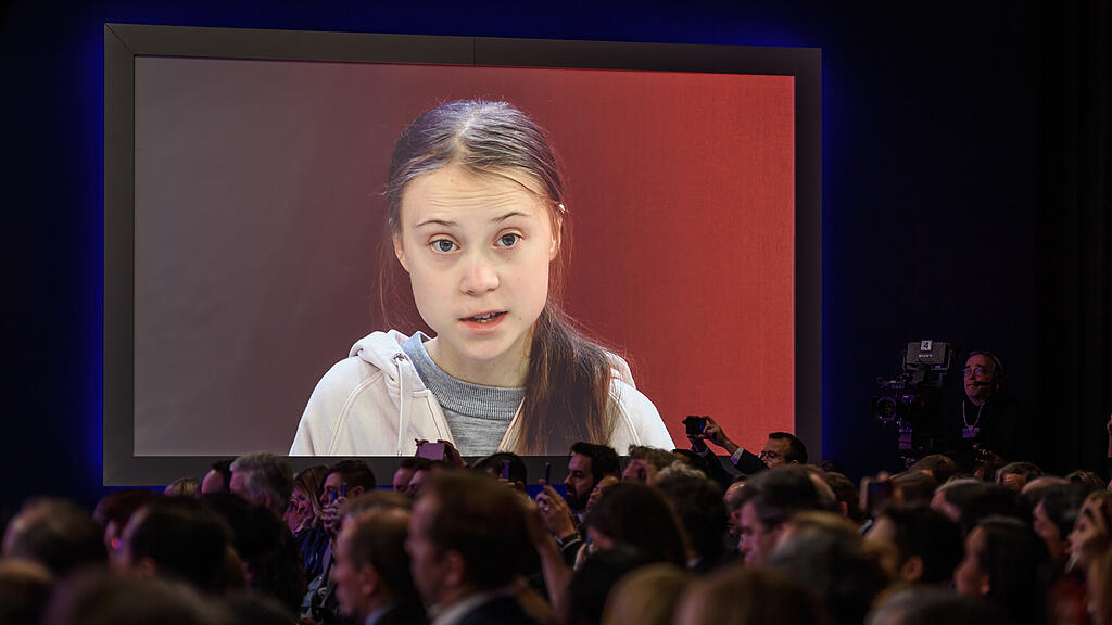 Greta Thunberg in Davos
