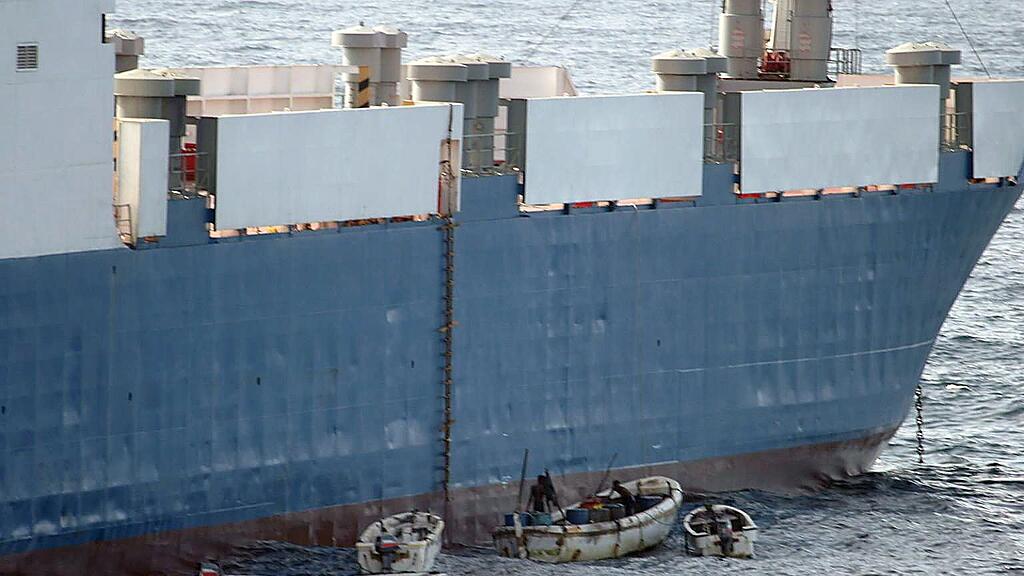 Im Schiff wurden Raketenteile entdeckt.