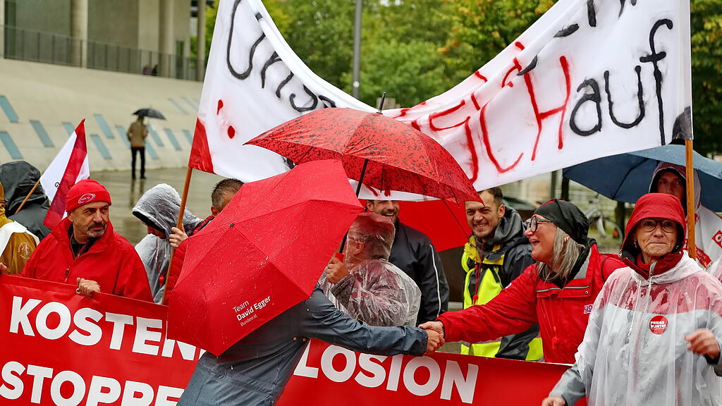 ÖGB-Anti-Teuerungs-Demo Salzburg