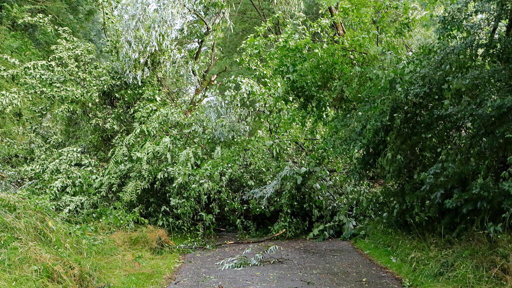 Unwetter-Schäden in Salzburg