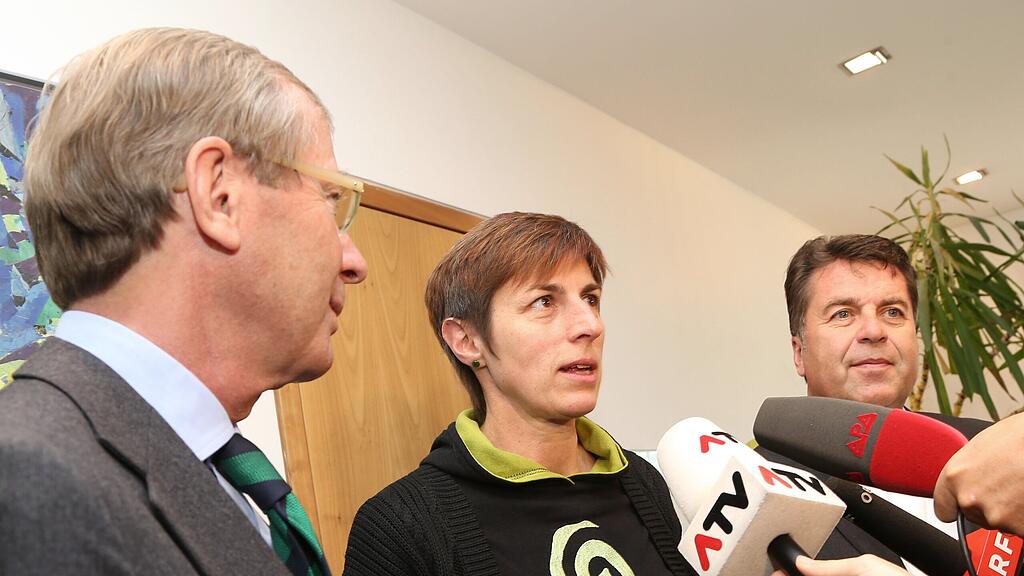 Nach einigen Konflikttehmen demonstrierte die Salzburger Regierungsspitze am Montag wieder Einigkeit.