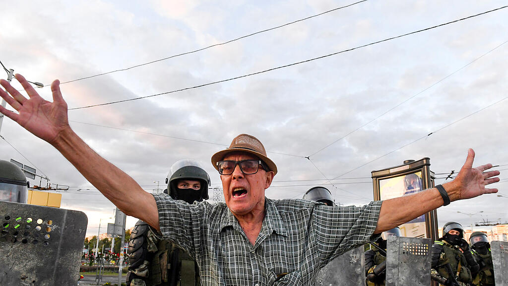 Proteste in Belarus, Wei\u00dfrussland,