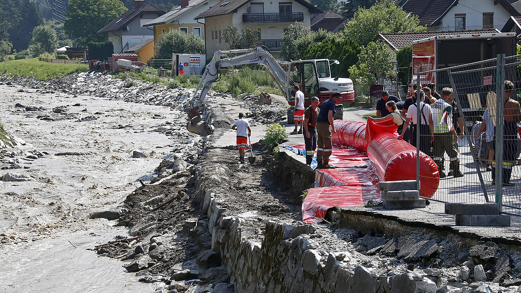 Unwetter, K\u00e4rnten, Spittal an der Drau