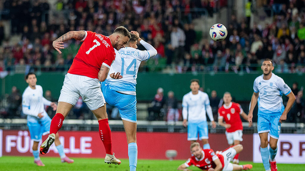 FUSSBALL - WM-QUALIFIKATION: STERREICH - SAN MARINO