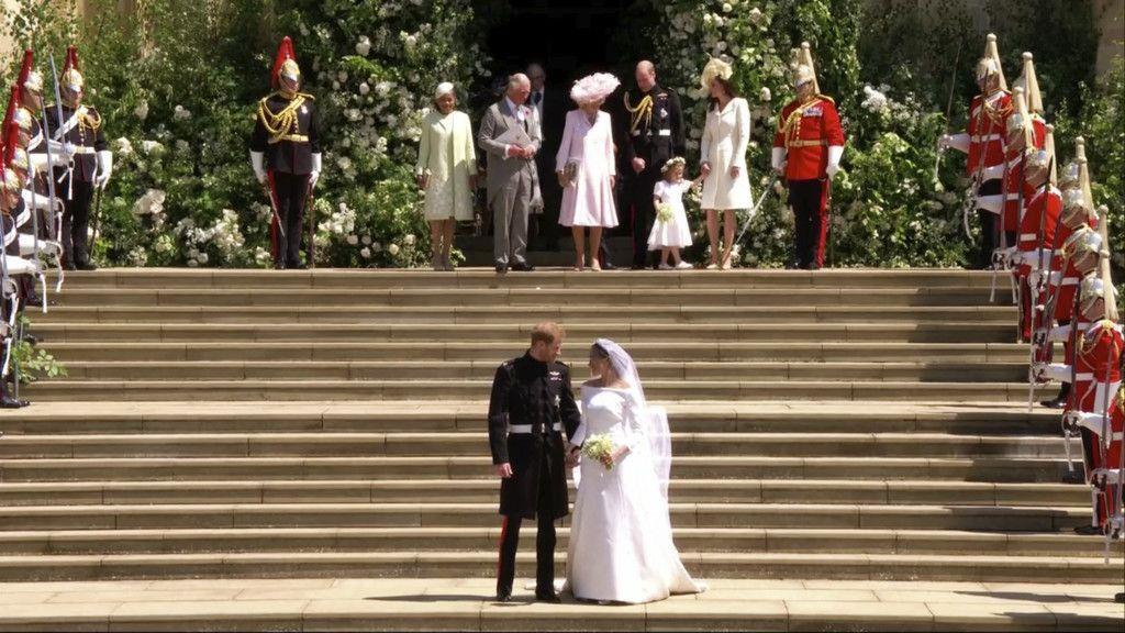 Royale Hochzeit: Der erste Kuss von Harry und Meghan