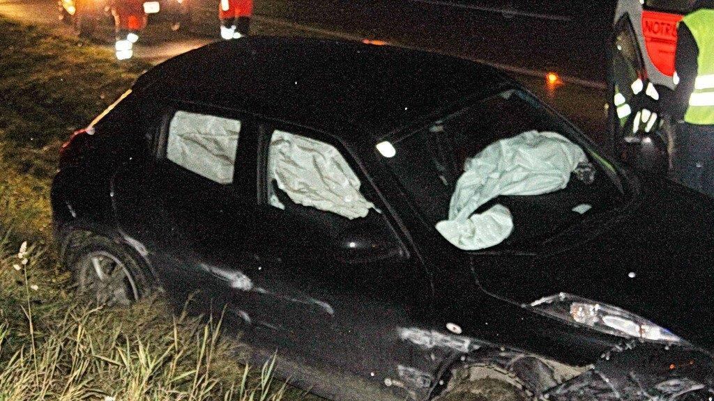 Verkehrsunfall auf der A1
