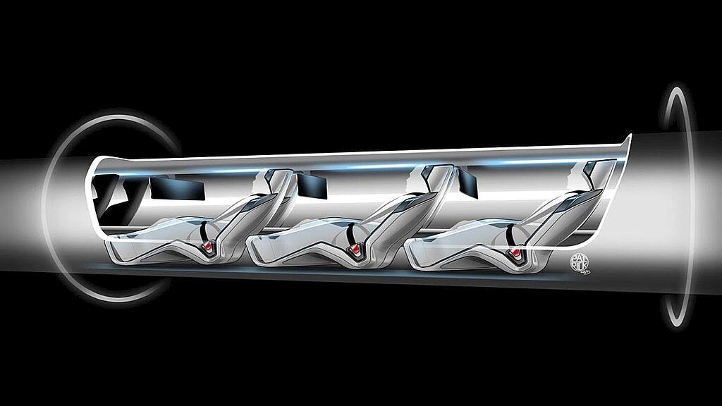 Hyperloop als Alternative für Schnellzug-Trasse.
