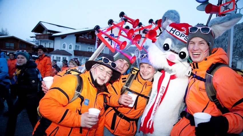 Super-Fan-Stimmung in Flachau