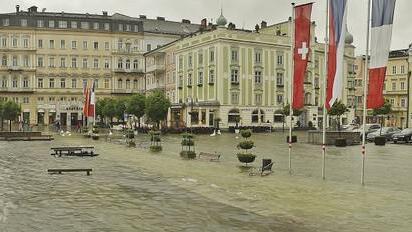 Gmunden überschwemmt