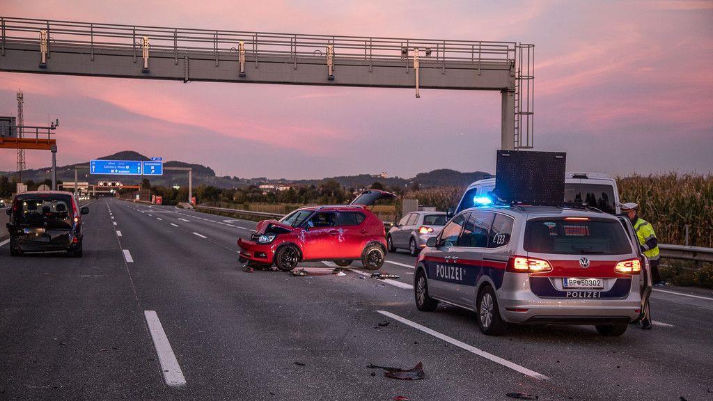 Auffahrunfall auf der A1