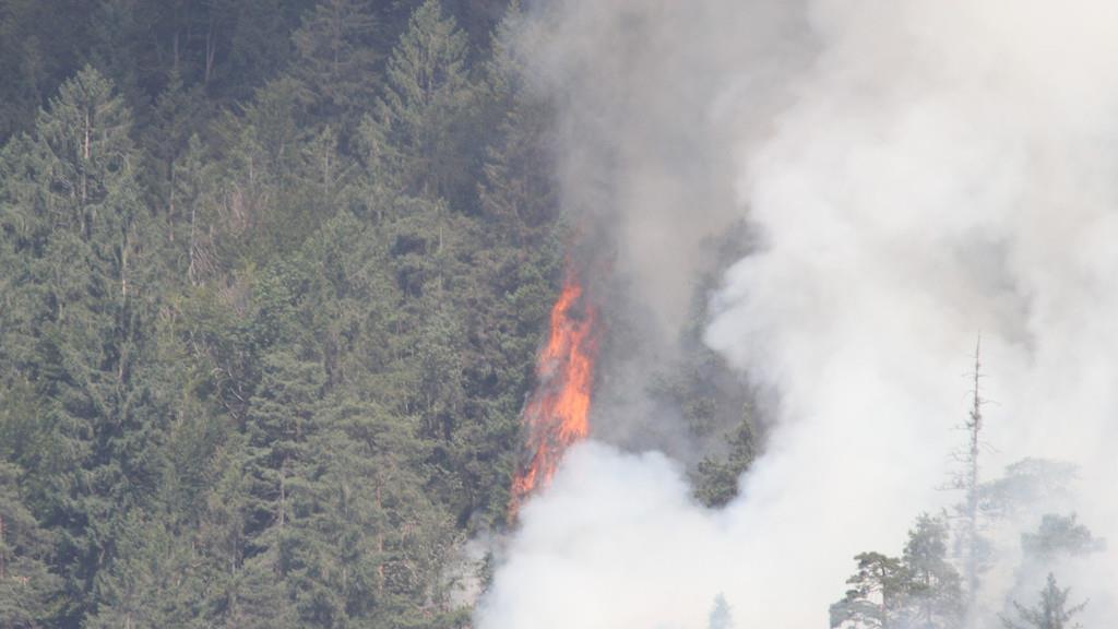 Waldbrand am Thumsee: Großeinsatz
