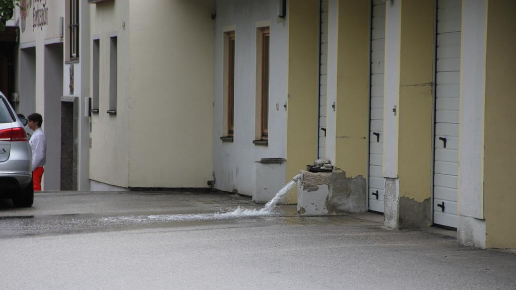 Hochwasser im Raum Berchtesgaden