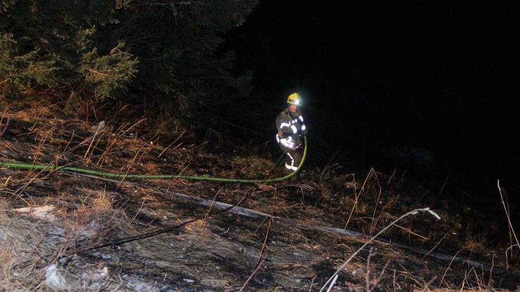 Brand am Rossfeld