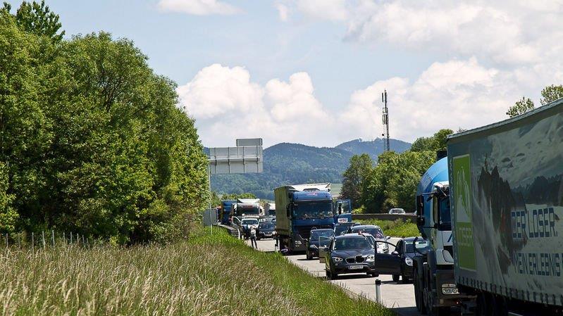 Lkw-Crash auf A1 II