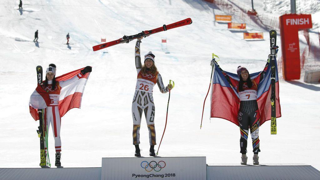 Olympia: Anna Veith holt Super-G-Silber