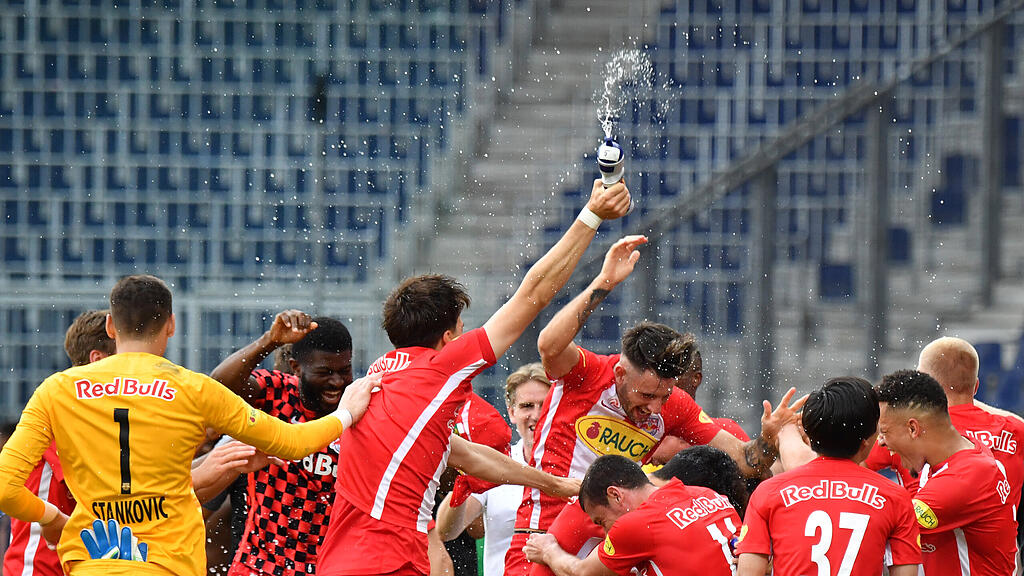 Salzburg gegen Hartberg, Meisterschaft, Meistertitel
