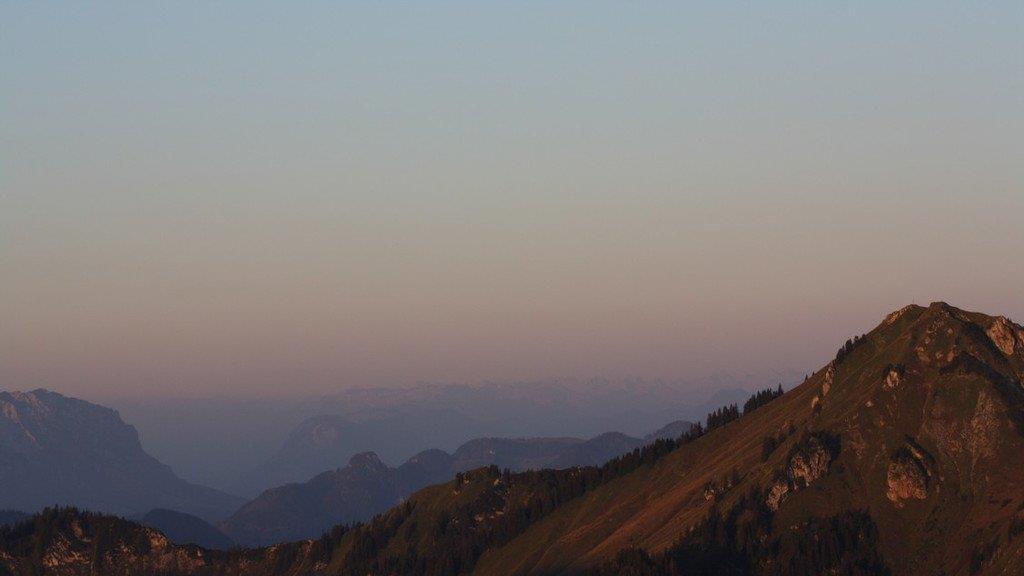 Nebelmeer im Chiemgau