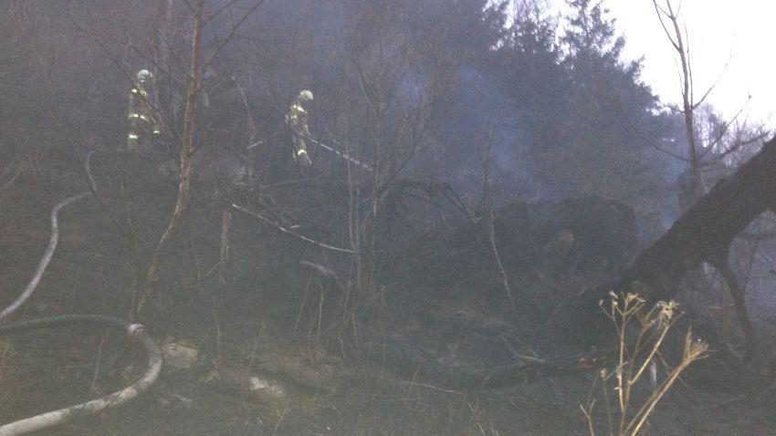 Waldbrand in Fusch