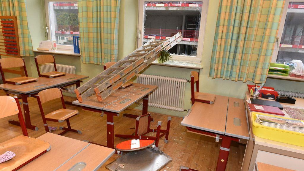 Weitere Bilder vom Vandalenakt in der Volksschule Gnigl