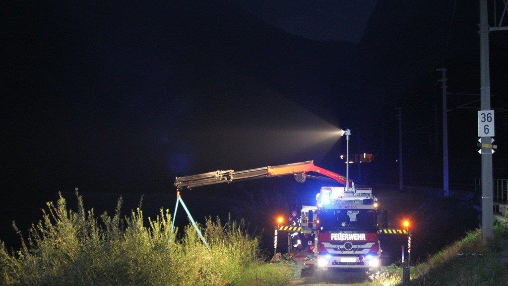 Großaufgebot der Einsatzkräfte