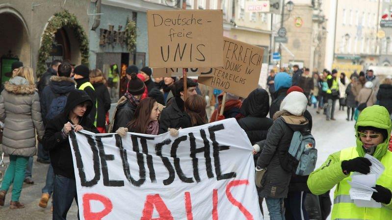 Demo in Salzburg