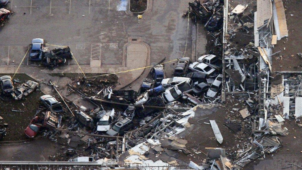 Tornado in Oklahoma: Luftaufnahmen der Zerstörung