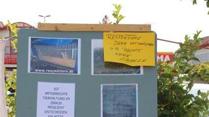 Demo gegen Circus Luna