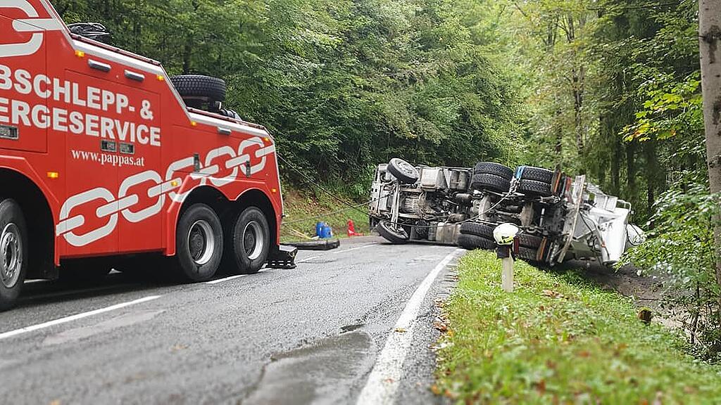 Lkw-Unfall Plainfeld