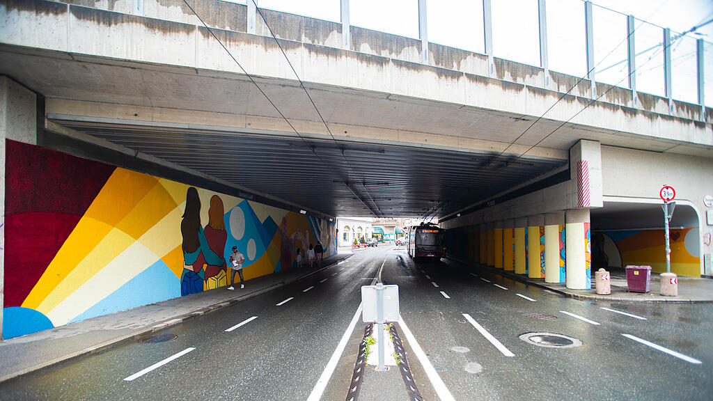 Graffiti-Projekt in der Stadt Salzburg