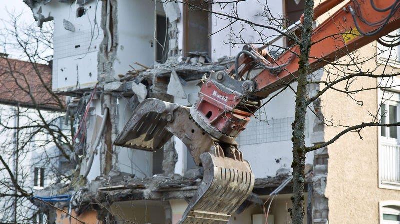 Abrissarbeiten haben begonnen