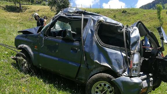 Pkw-Absturz in St. Johann