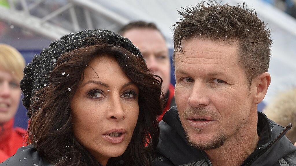 Baumgartner mit Freundin Mihaela Radulescu.