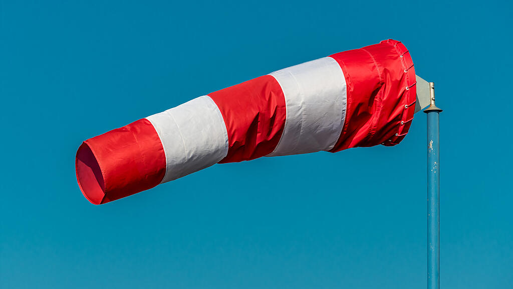 Windsack, Sturm, Wind, Windböe,