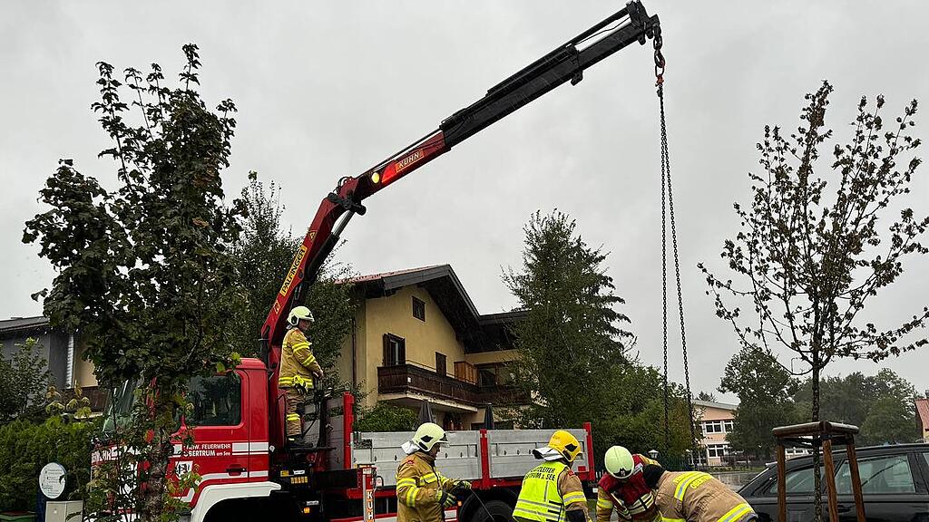 Hochwasserschutz in Obertrum