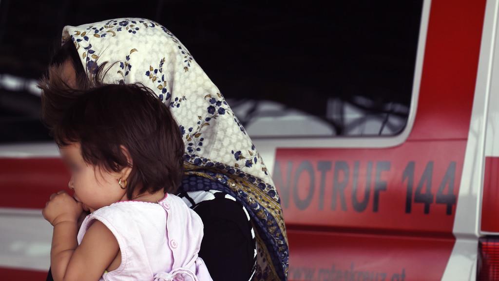 Flüchtlingsbetreuungsstelle in Nickelsdorf