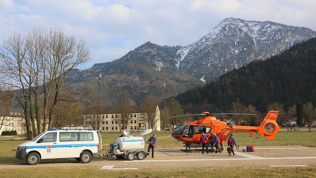 Gleitschirmpilot am Hochstaufen gerettet