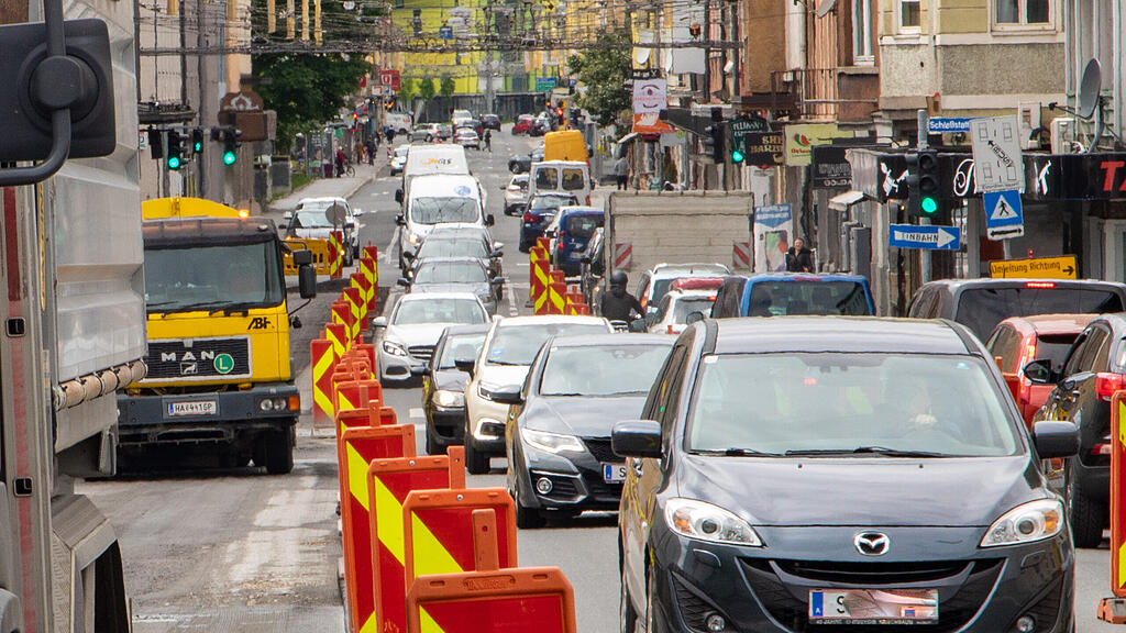 Ignaz Harrer Straße, Baustelle