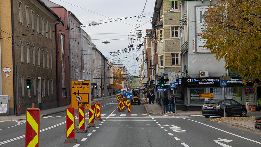 Baustelle Ignaz-Harrer-Straße