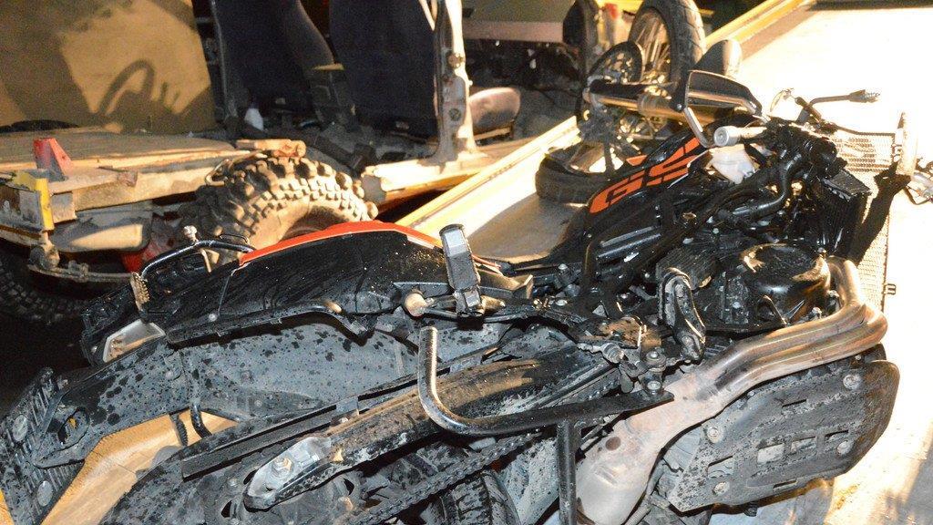 Motorradcrash in Seekirchen