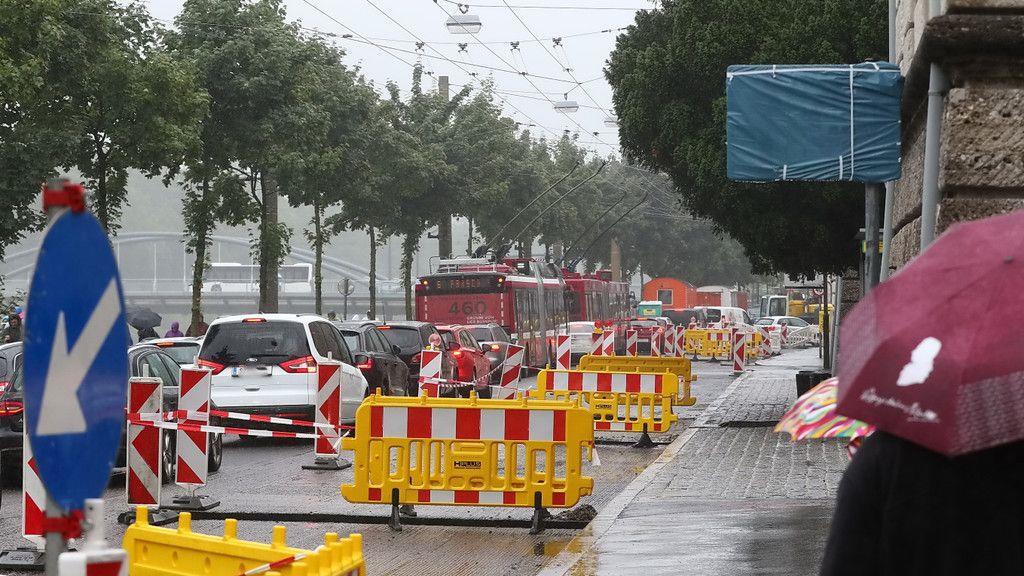 Baustelle am Rudolfskai wird zum Nadelöhr