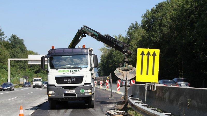 Bilder der Vorbereitungen auf der A1