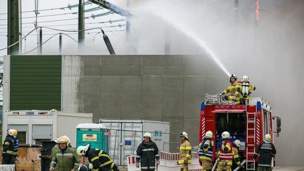 Explosionsgefahr in Umspannwerk