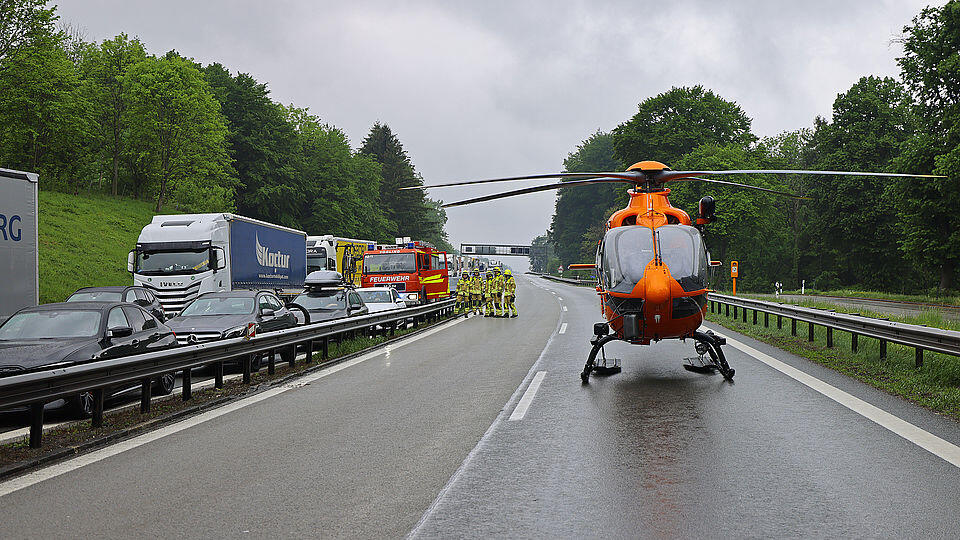 Tödlicher Unfall A8 Teisendorf