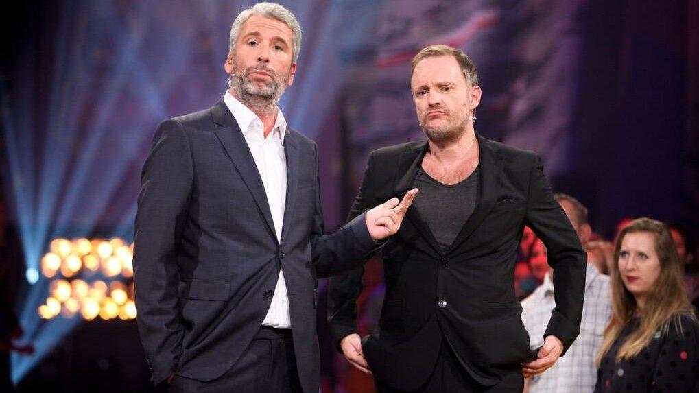 Stermann und Grissemann bei der ersten Show "Keine Chance"